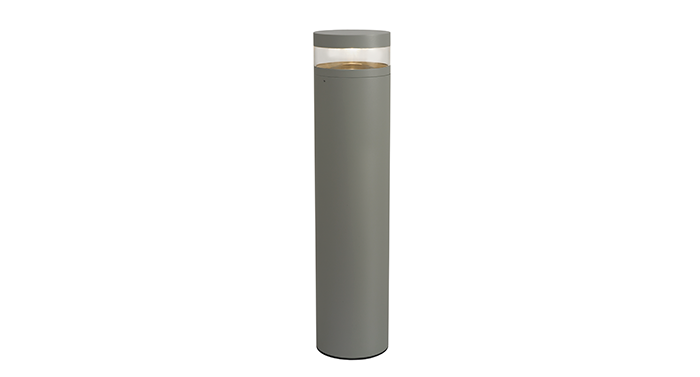 STAVANGER LED Norlys lampa stojąca - wys.28cm - Aluminium - Ciepłobiała 3000K