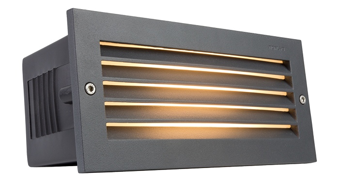 GRIMSTAD Norlys lampa do wbudowania - Aluminium - Żaluzje 8,3W moduł LED 3000K