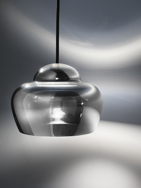 CRISTALLINA Vistosi lampa wisząca - Czarny - Czarny mat - 3000K