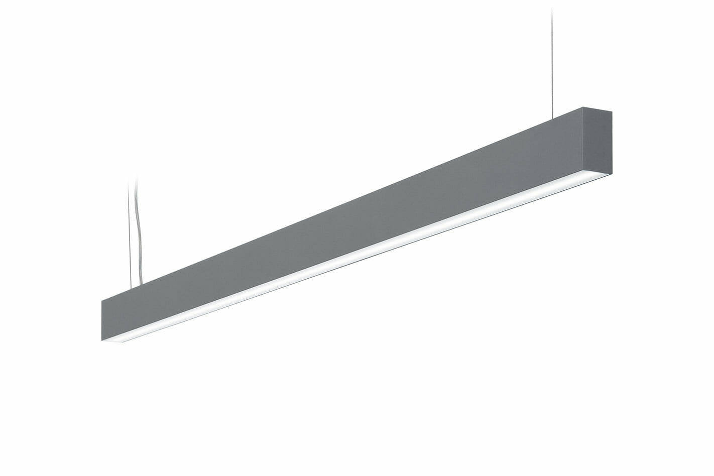 LEAN up&down Lira Lighting wisząca - 56,6cm - Szary - Ciepłobiała 3000K
