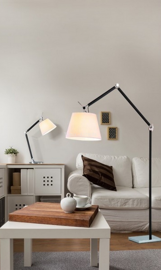 ZYTA AZzardo lampa podłogowa - Czarny - Czarny/złoty - 30cm