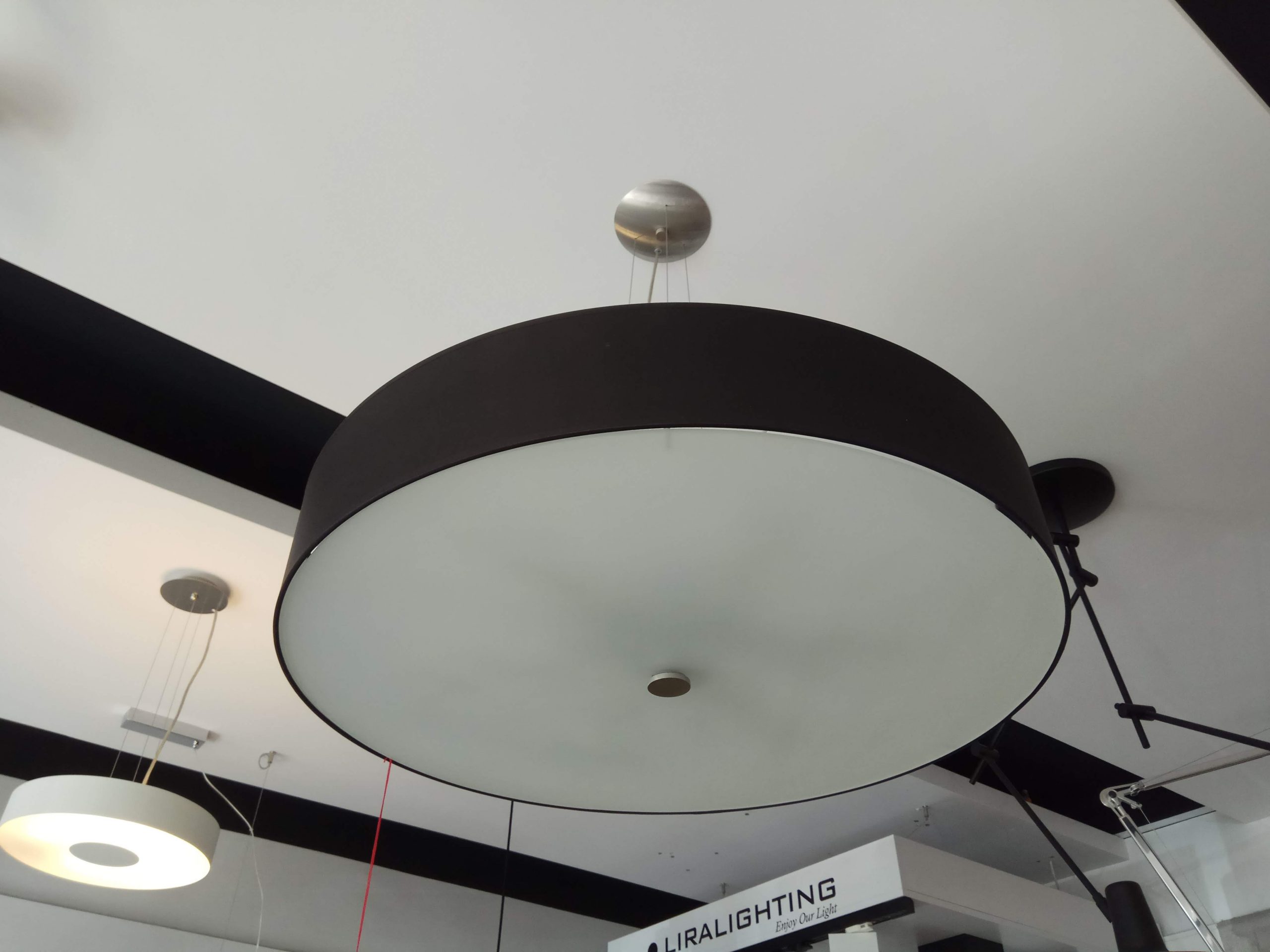 TONGA 60,70,80 cm Ramko duża lampa wisząca - 80cm - Czarny