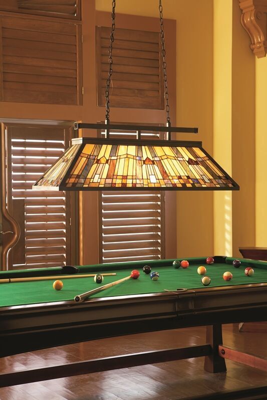 INGLENOOK Elstead lampa witrażowa