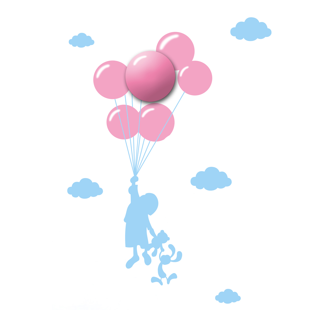 BALONY Milagro dziecięcy kinkiet
