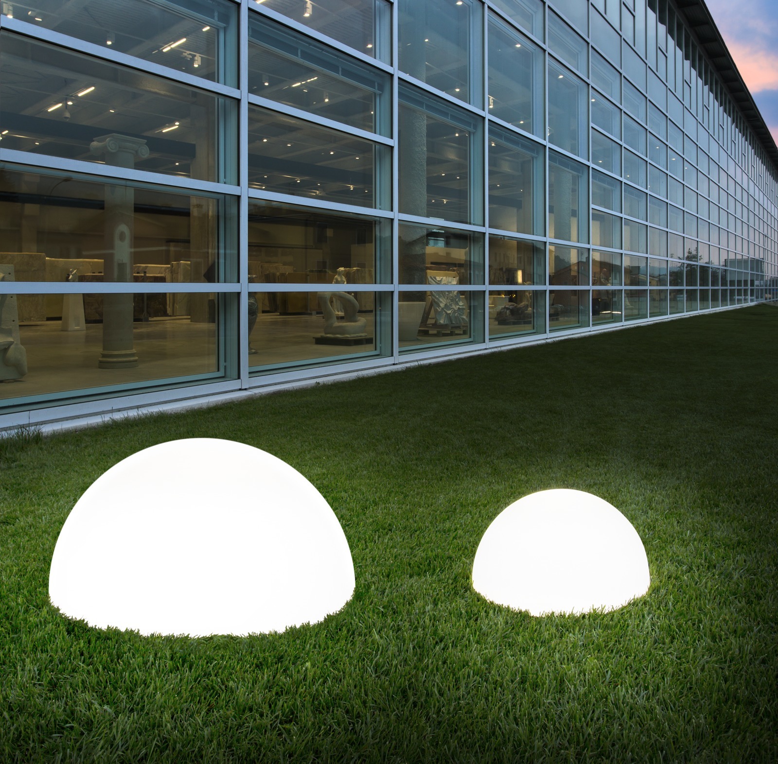 OHPS FL65 E27 Linea Light Decorative lampa stojąca - śr.50cm, wys.25cm