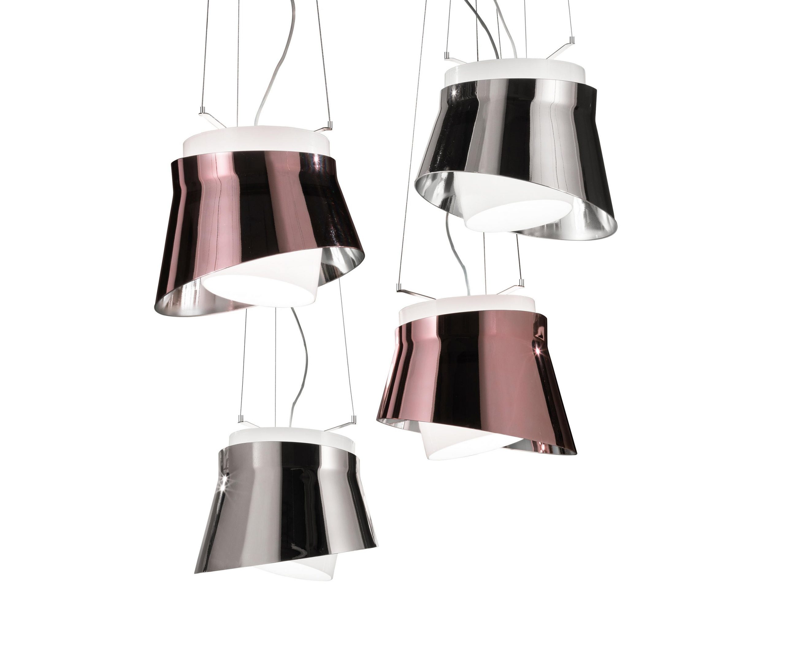 ARIA Vistosi lampa wisząca - Biało-miedziany