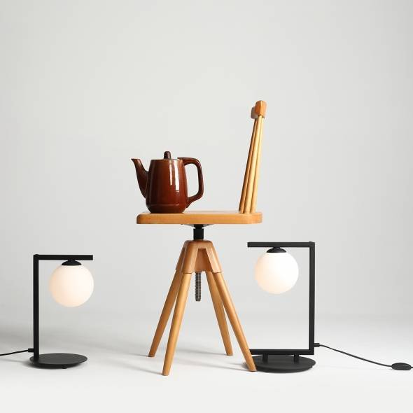 ZAC TABLE Artera lampa stołowa - Czarny