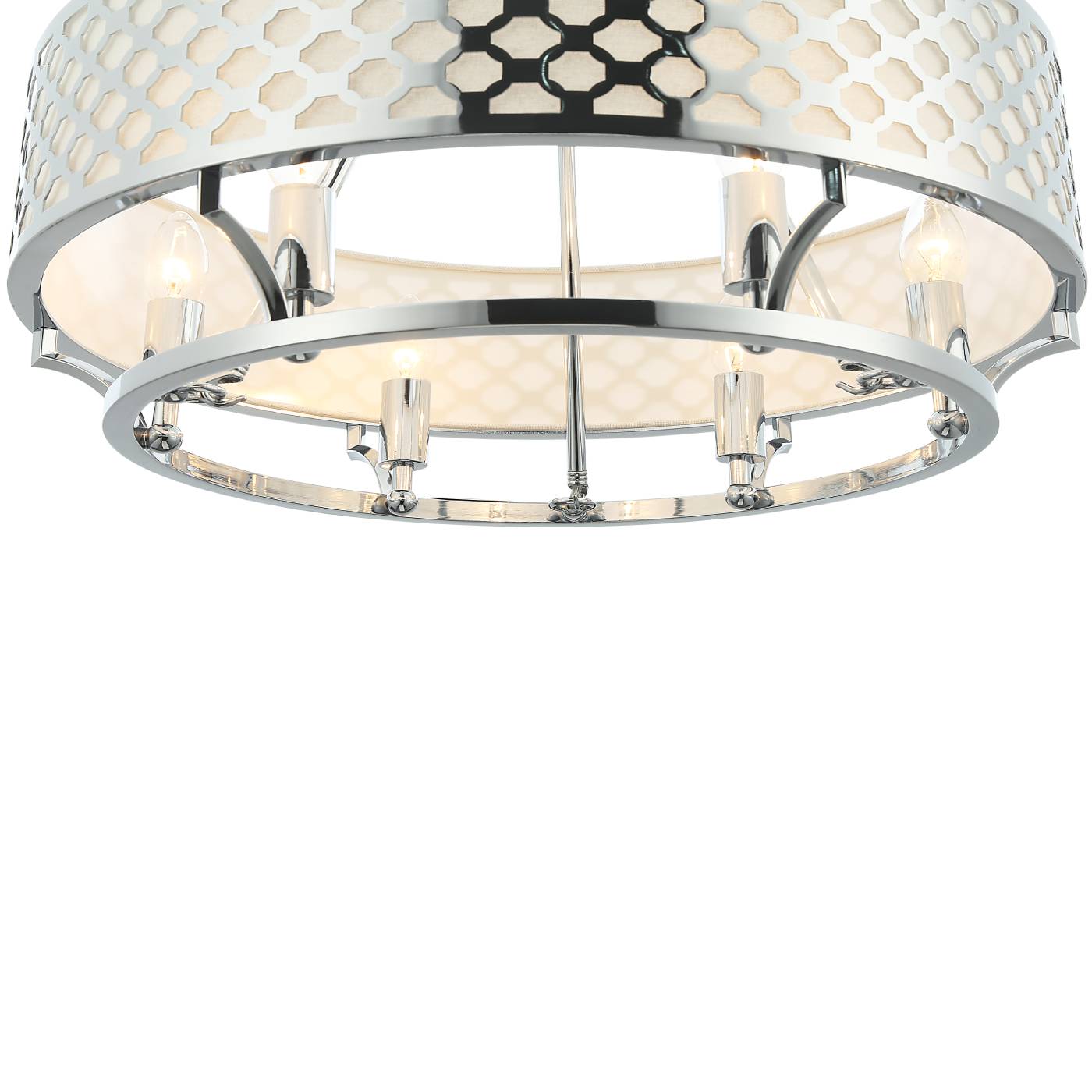 VERNO Orlicki lampa wisząca - Chrom