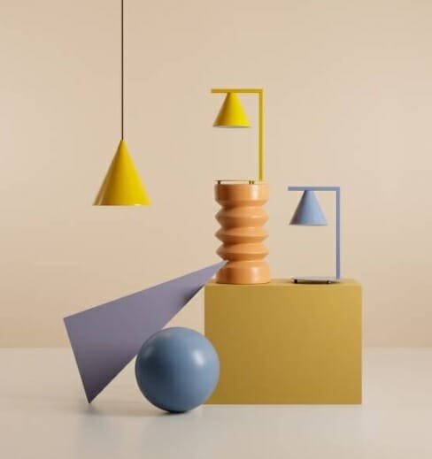 FORM Artera lampa wisząca - Bordowy