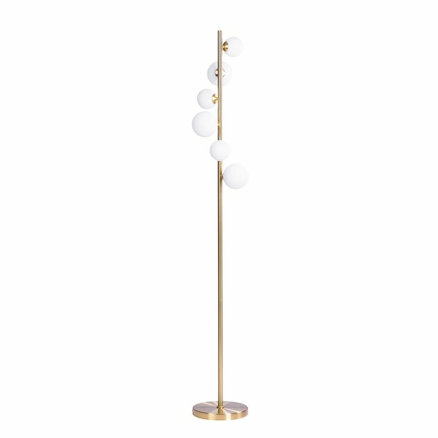 SYBILLA 6 AZzardo lampa podłogowa - Chrom