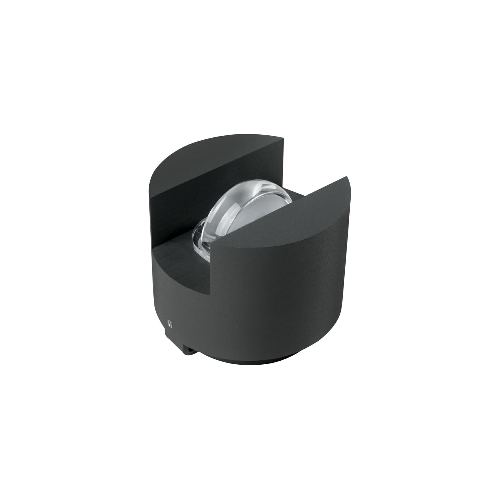 UFO Lira Lighting lampa zewnętrzna - Czarny - 3W - Ciepła 2700K - Przelotowe