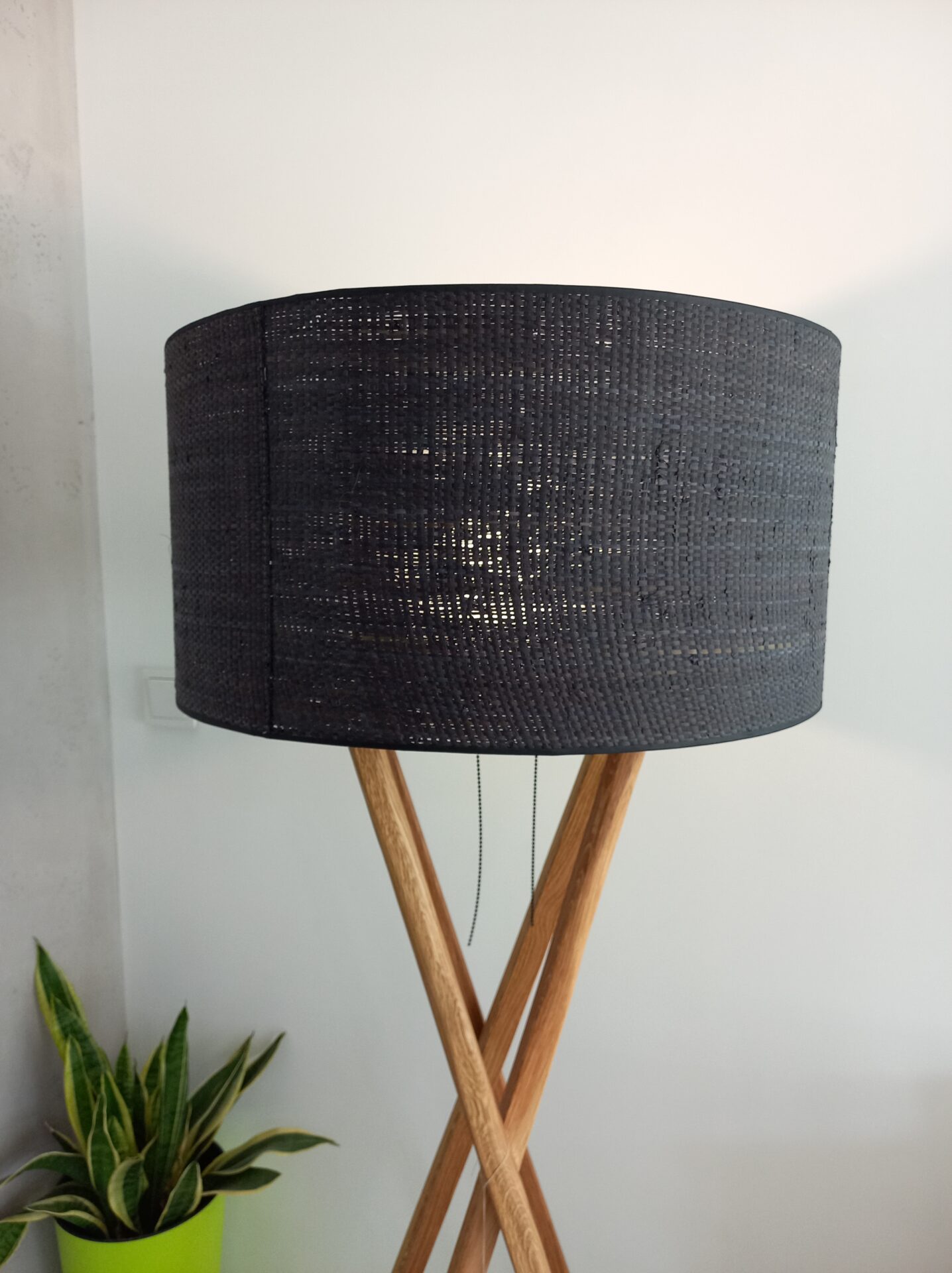 X-WOOD HPlampy drewniana lampa podłogowa - Mała