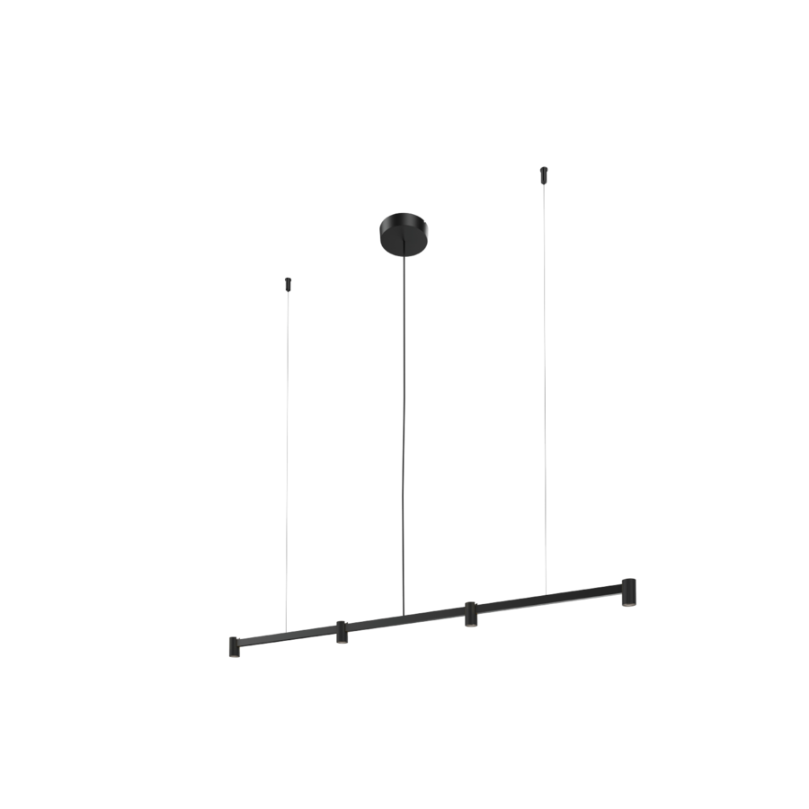 TRACE CHANDELIER Wever & Ducré lampa wisząca - TRACE 1.0 - Czarny - 2700K