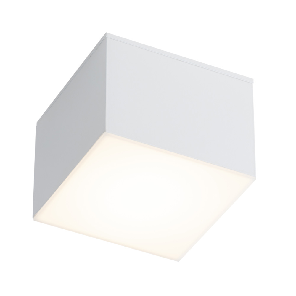 SUWA / SUWA IP44 Antigo kwadrat lampa natynkowa - Biały - IP44