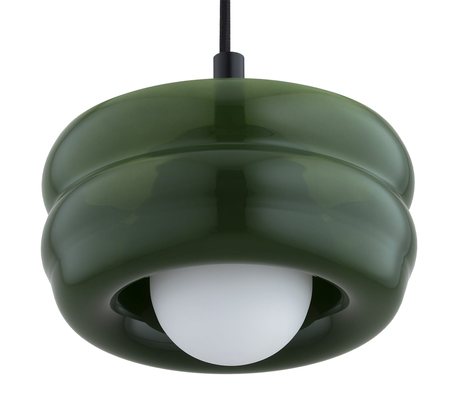 TEVO Argon 5 kolorów retro vintage lampa wisząca - Butelkowa zieleń