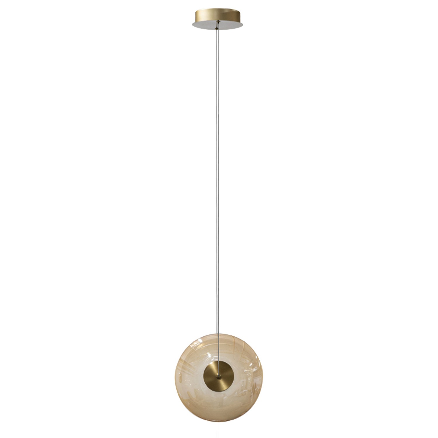 ANDORA 1 PENDANT AZzardo 2 kolory lampa wisząca - Dymiony