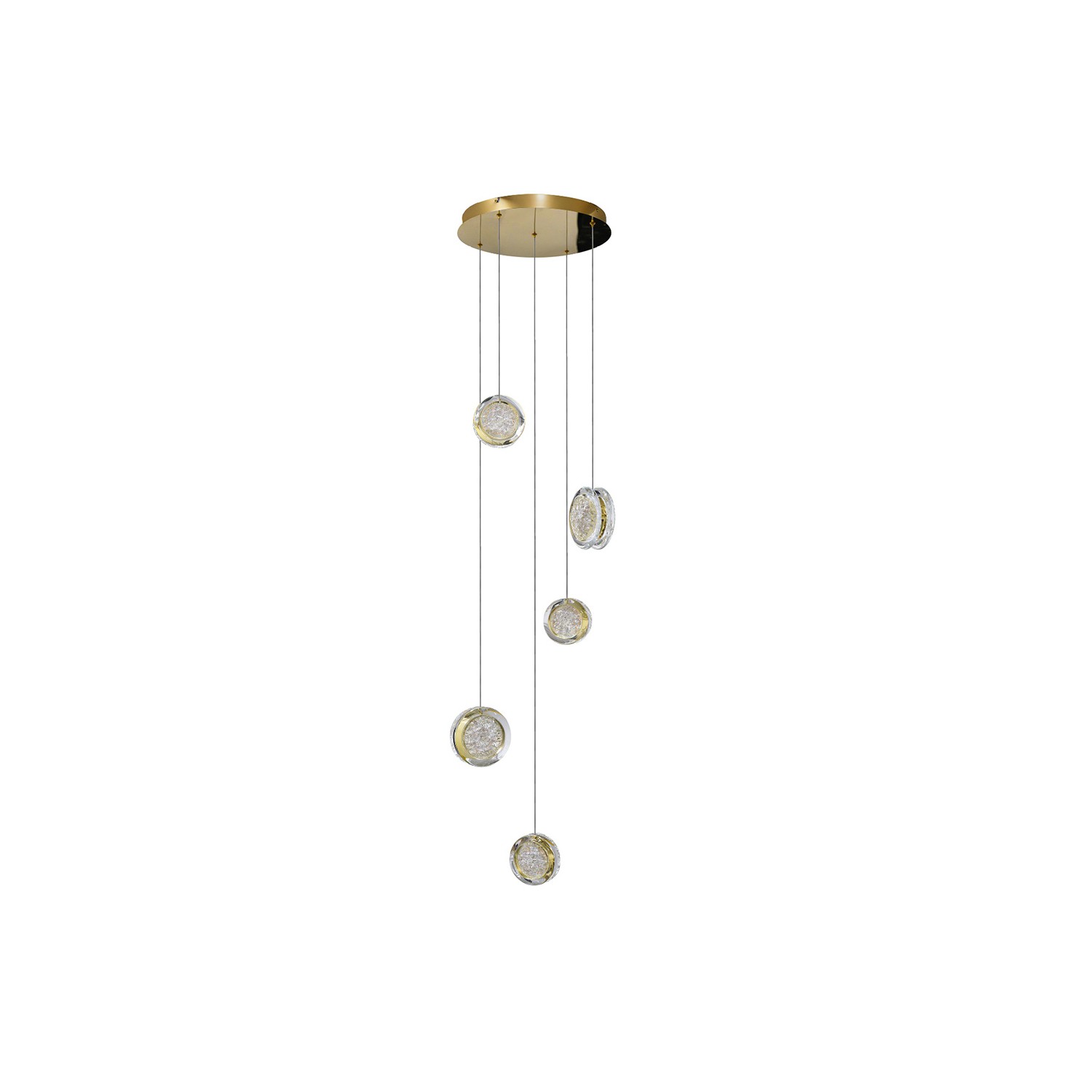 EUFORIA 5 ROUND 3-step dimm AZzardo lampa wisząca