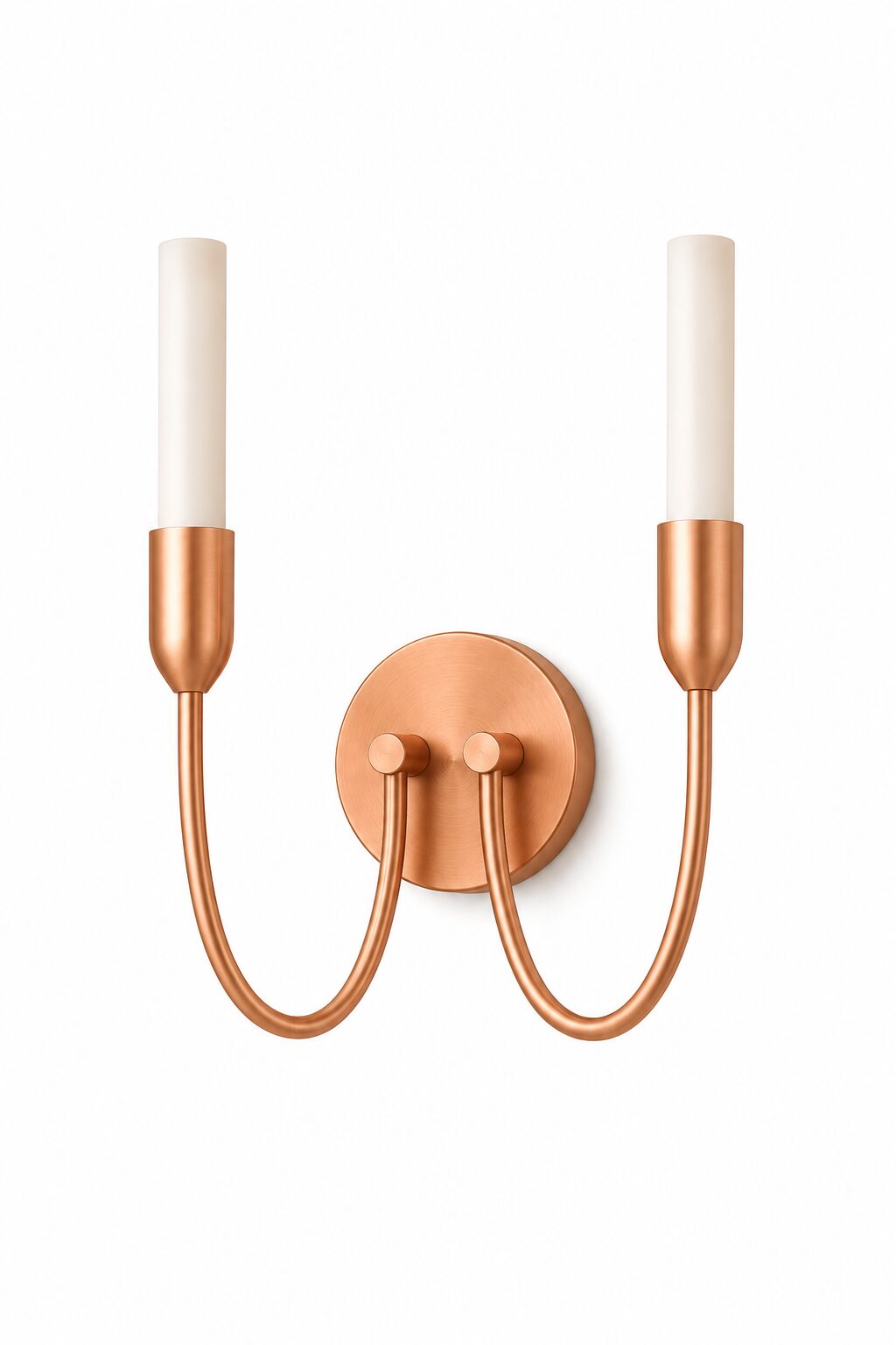 AUGUSTINE Argon kinkiet dwupłomienny świecznik - Lakier miedź